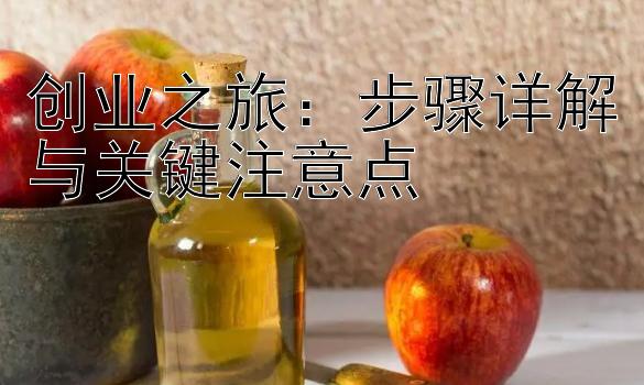 创业之旅：步骤详解与关键注意点