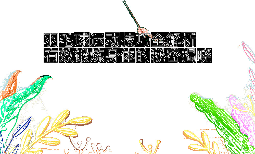 羽毛球运动技巧全解析  
有效锻炼身体的秘密揭晓